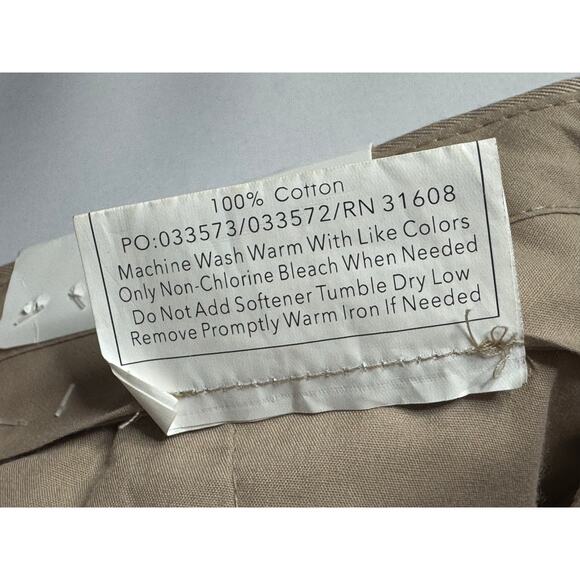 NWT Jos A. Bank Men's Tailored Fit Traveler Khaki Chino Pants - Size 44x32 - Picture 6 of 6